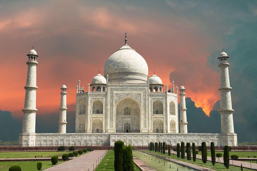 Taj Mahal in Agra, India. 