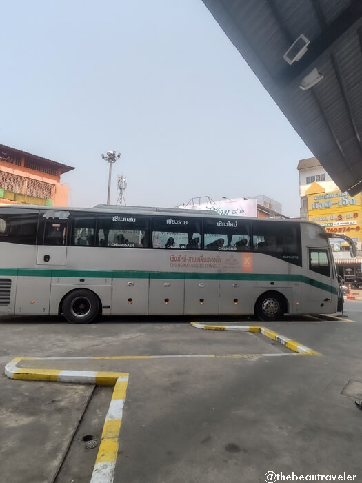 Greenbus Thailand, the bus from Chiang Rai to Chiang Mai.