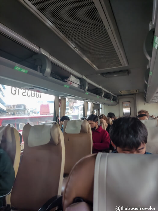 Greenbus from Chiang Mai to Chiang Rai.