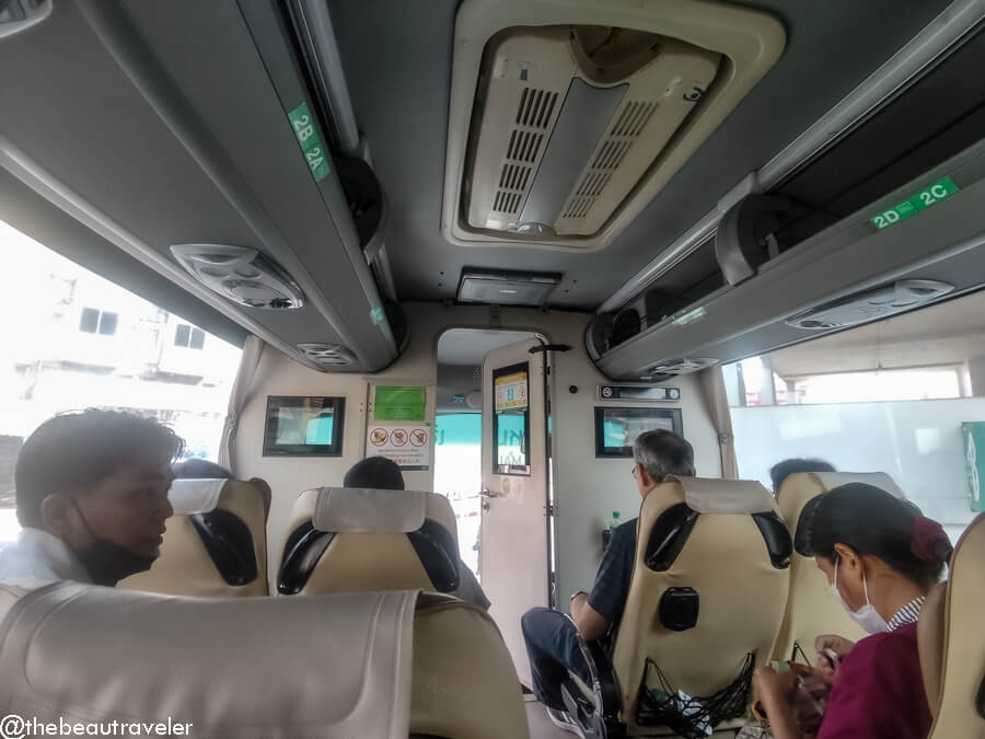 Greenbus from Chiang Mai to Chiang Rai.