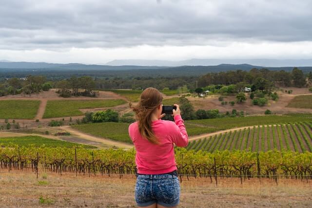 Hunter Valley, NSW in Australia. 