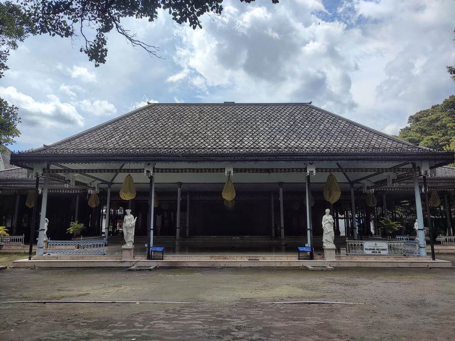 The main building of Kraton Surakarta in Solo, Central Java. 