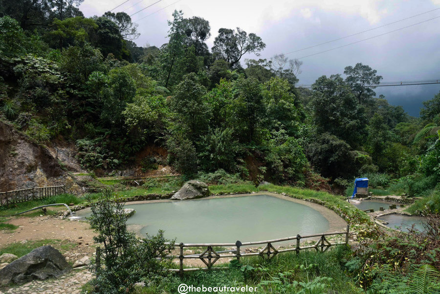 Rengganis Crater in Ciwidey, Bandung.