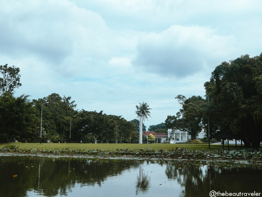 Bogor Presidential Palace near Bogor Botanical Garden in Bogor, West Java. 