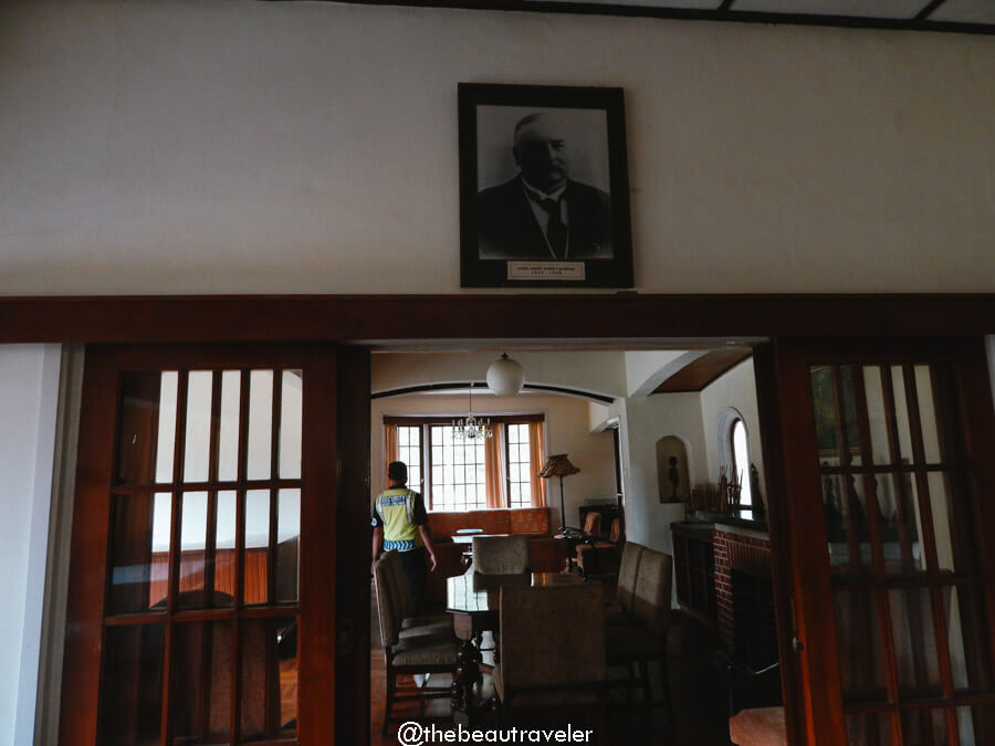 The house of Bosscha around Malabar tea plantation in Pangalengan.