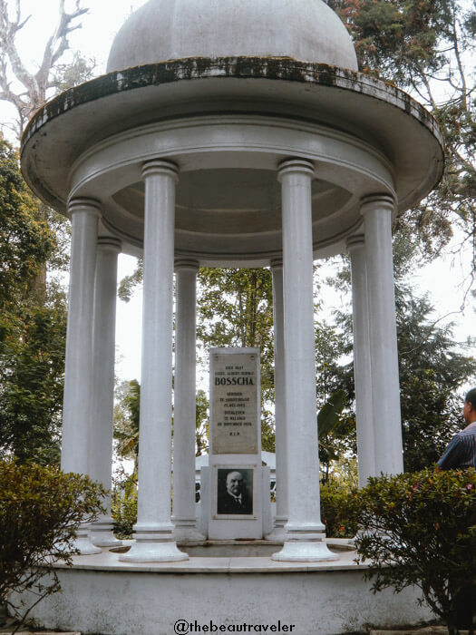 Bosscha's memorial around Malabar Tea Plantation in Bandung, West Java.