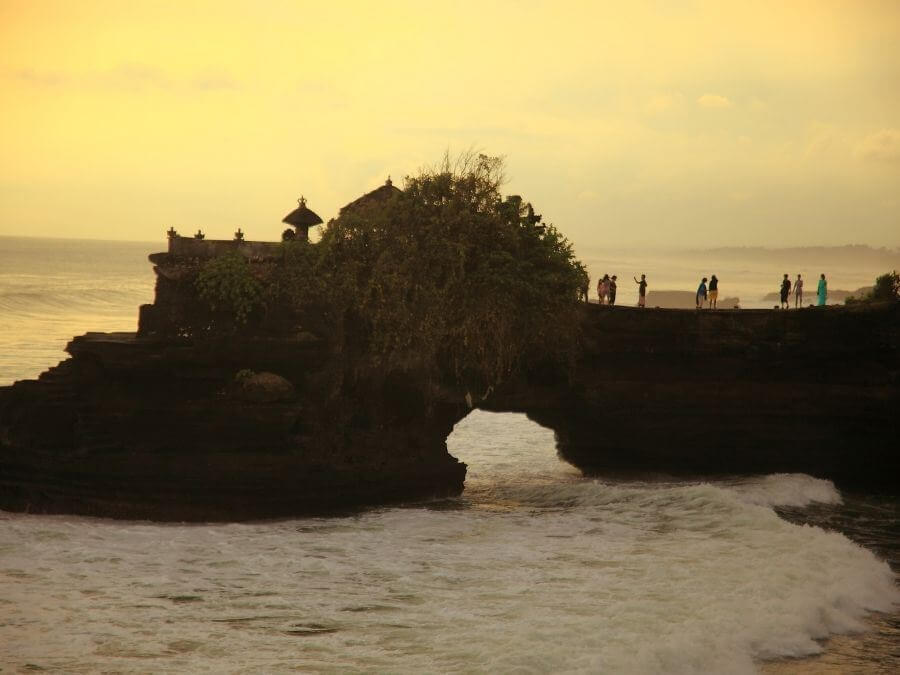 Karang Bolong Beach in Anyer, Banten. 