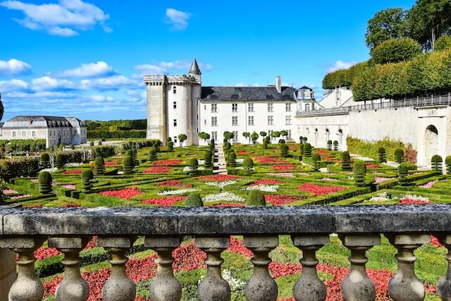 Château de Villandry in Loire Valley, France. 