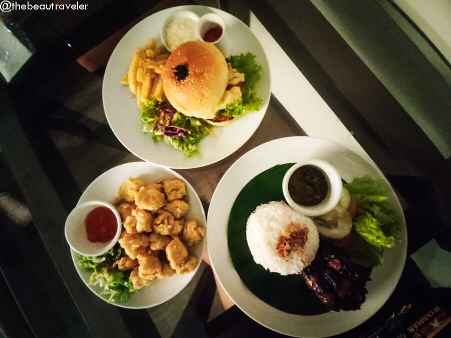 The room service at Grand Dafam Ancol in Jakarta, Indonesia. 