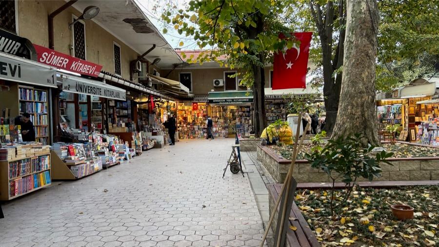 Book Bazaar in Istanbul, Turkiye