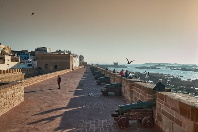 Skara Fortress in Essaouira, Morocco. 