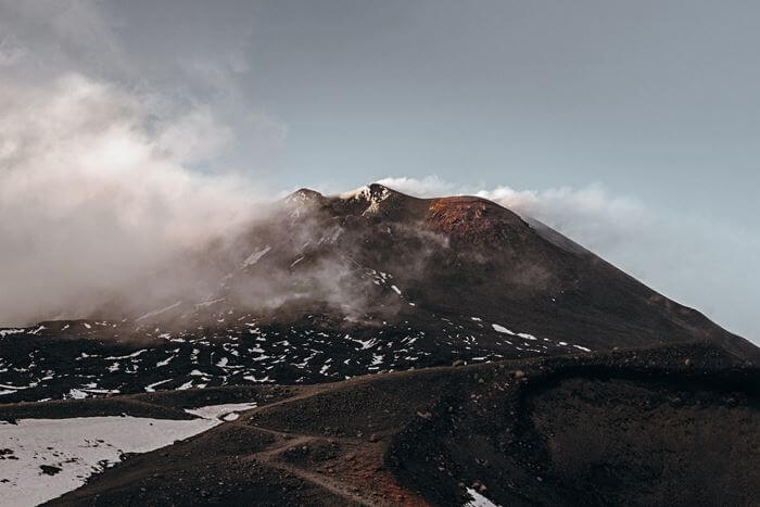 Mount Etna in Sicily, Italy. 
