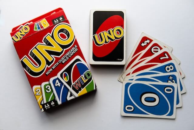 uno game for road trip