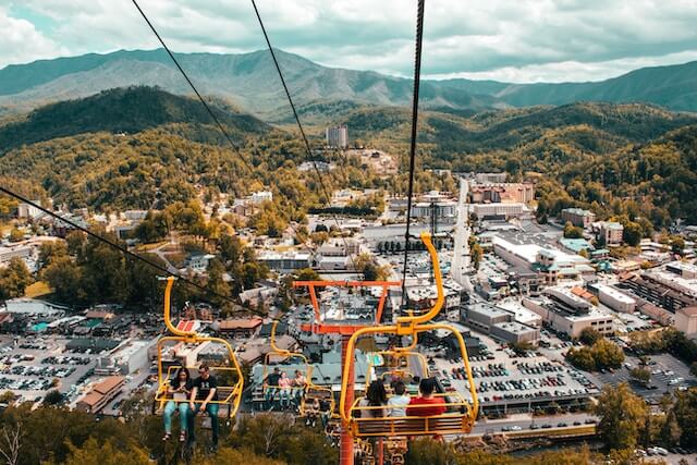 great smoky mountains cable car