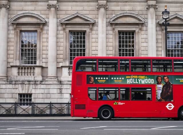 double decker bus in london, united kingdom