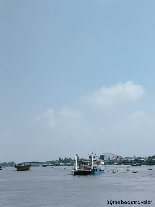 Ferry boat in Chau Doc, Vietnam.