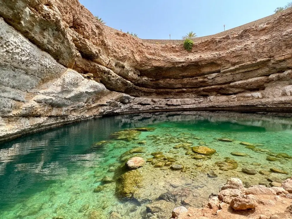 Bimmah sinkhole in Oman. 