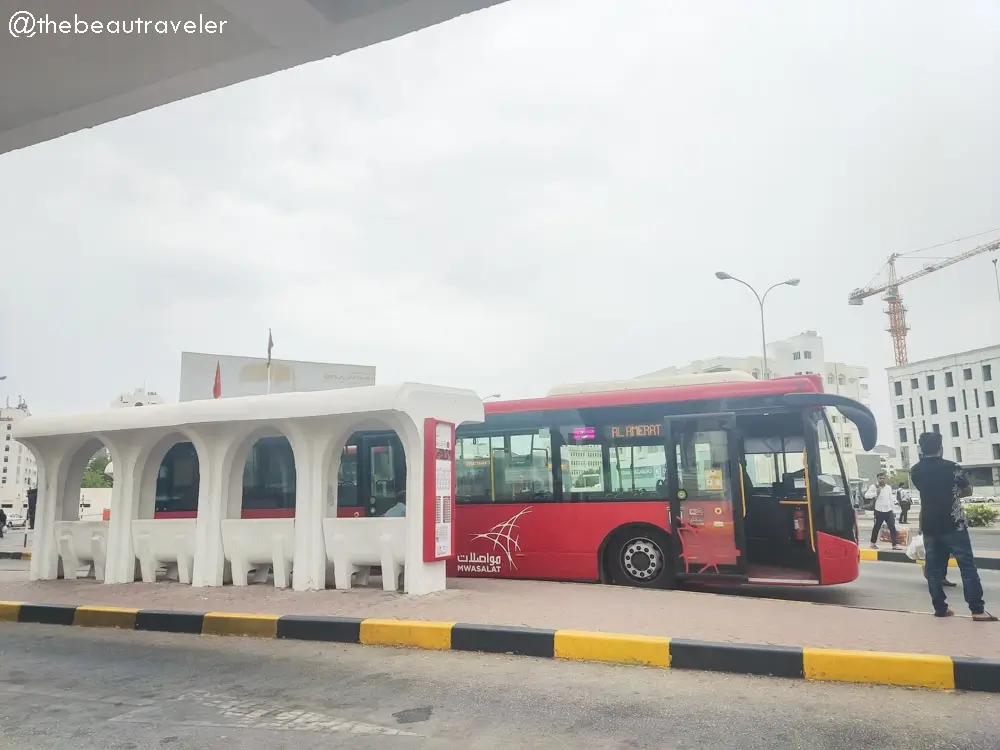 Public bus in Muscat, Oman.