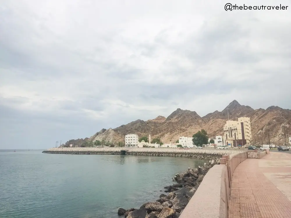 Muscat corniche in Muttrah area, Muscat. 