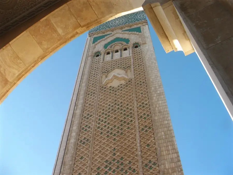 Hassan II Mosque in Casablanca, Morocco.