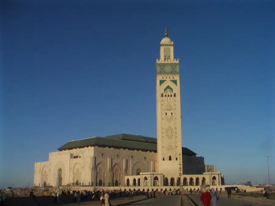 Hassan II Mosque in Casablanca, Morocco.