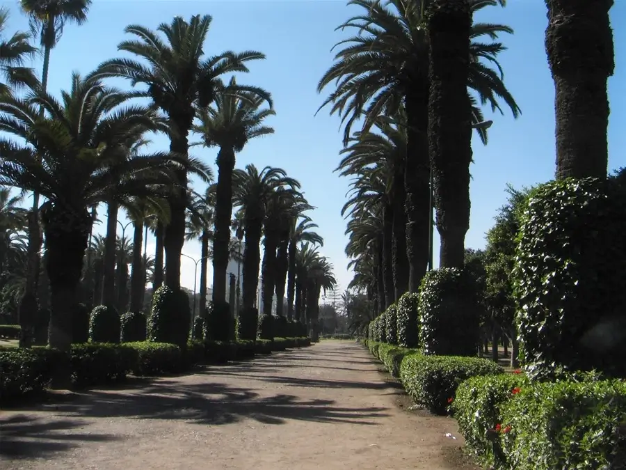 Parc Ligue Arabe in Casablanca, Morocco.