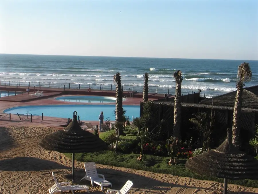 Corniche in Casablanca, Morocco.