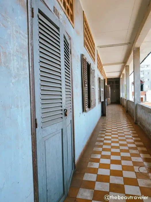 Tuol Sleng Genocide Museum in Phnom Penh, Cambodia.