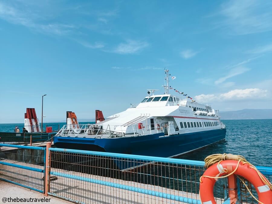 Ferry boat from Istanbul to Bursa, Turkey.