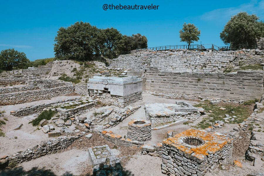 Troy ancient ruins.