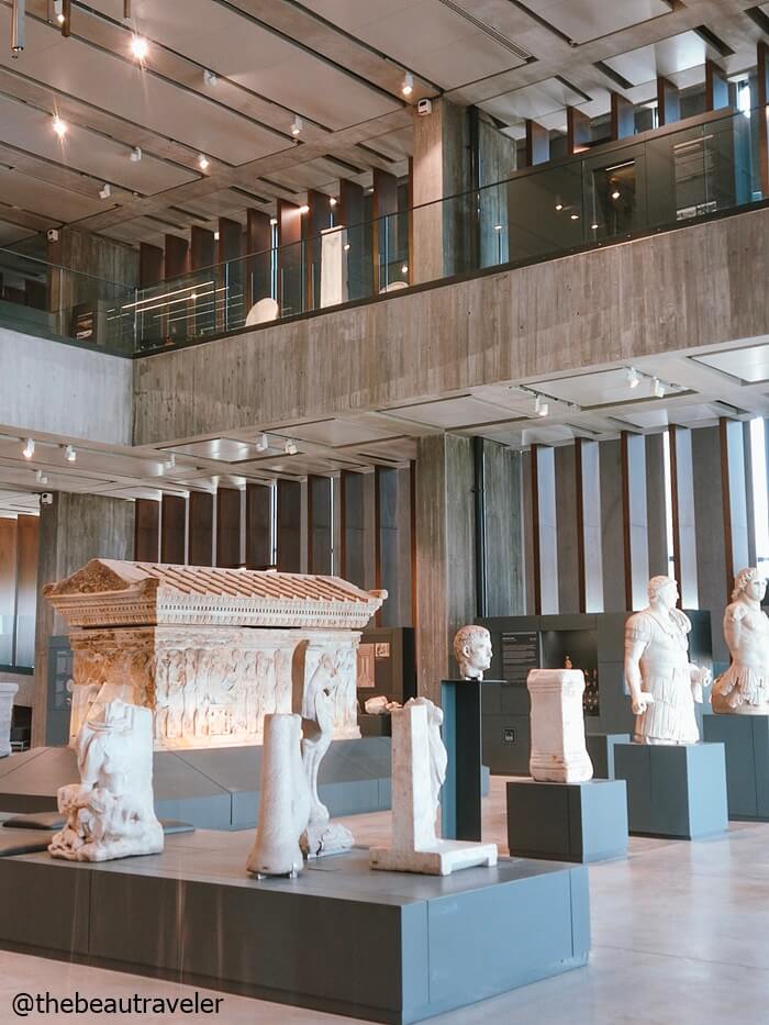 Exhibitions at the Museum of Troy in Turkey.