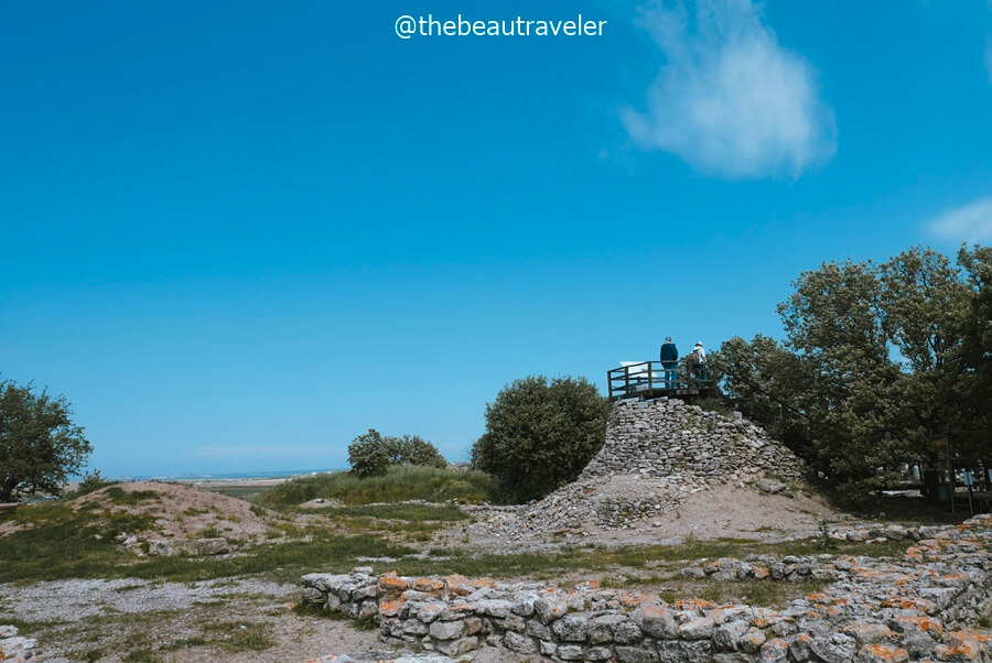 The ancient ruin of Troy in Turkey.