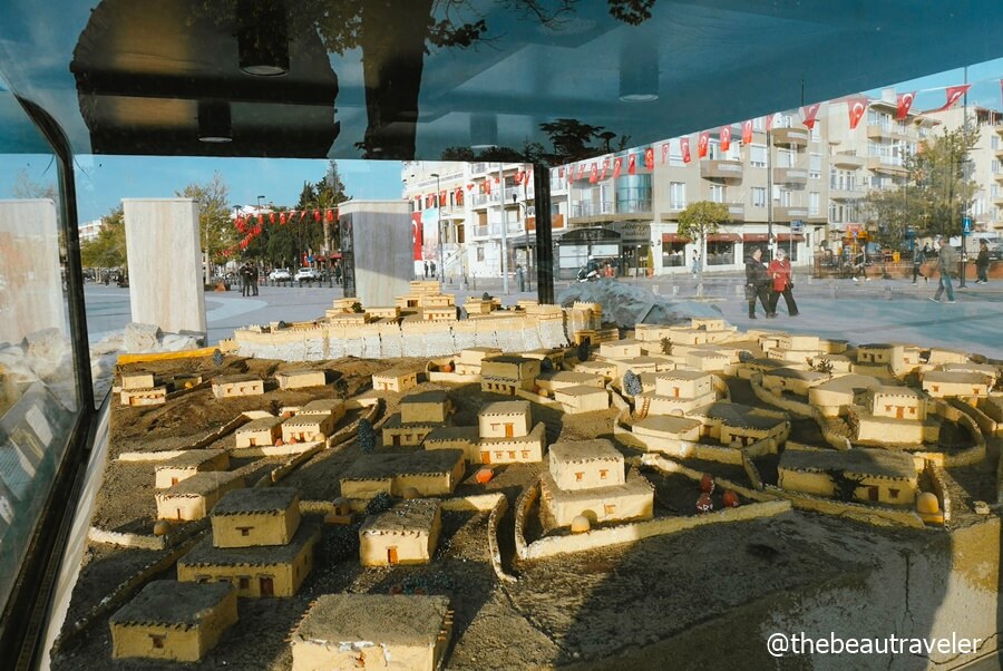 Troy miniatures in Canakkale city center.