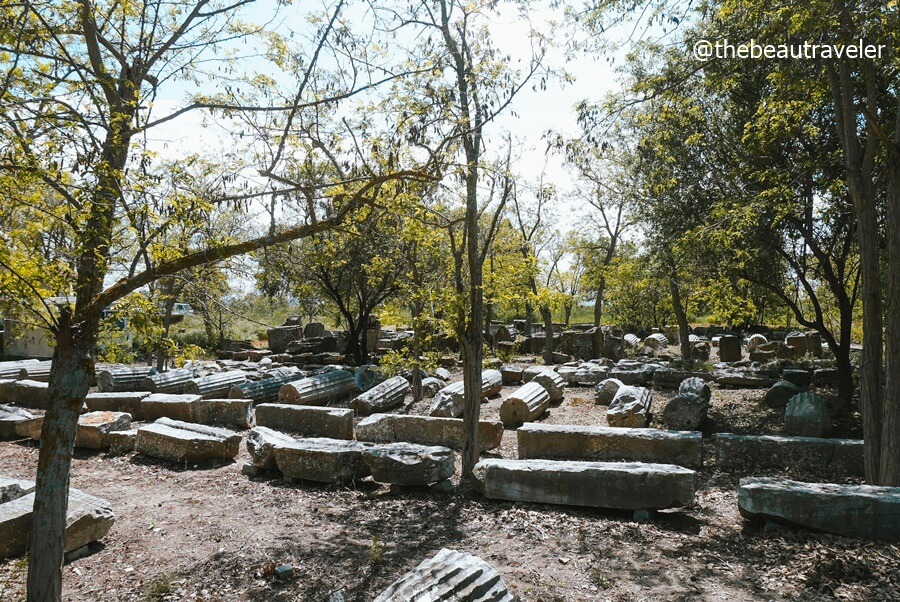 The ancient ruins of Troy in Canakkale, Turkey.