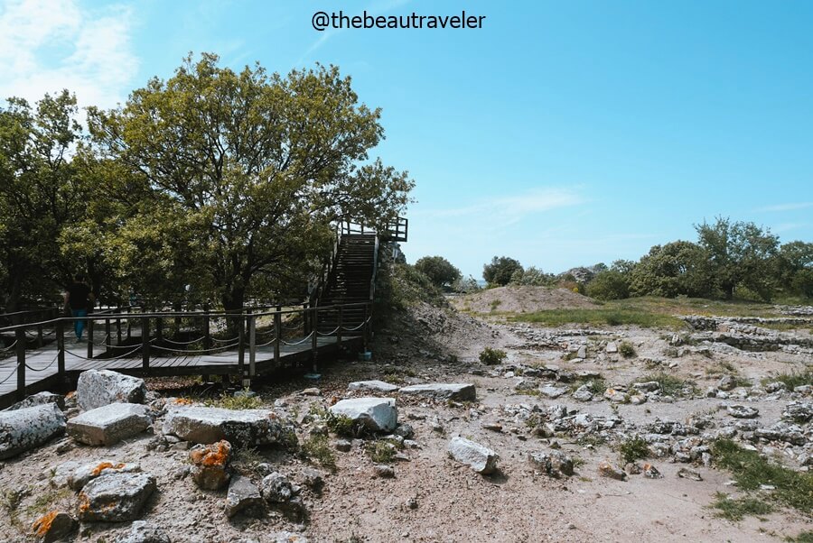 The ruins of Troy in Turkey