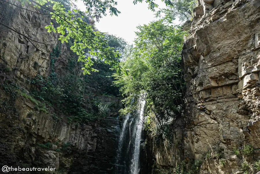 Leghvtakhevi Waterall in Tbilisi Old Town, Georgia.