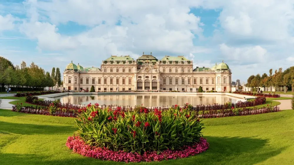 balvedere palace in vienna, austria