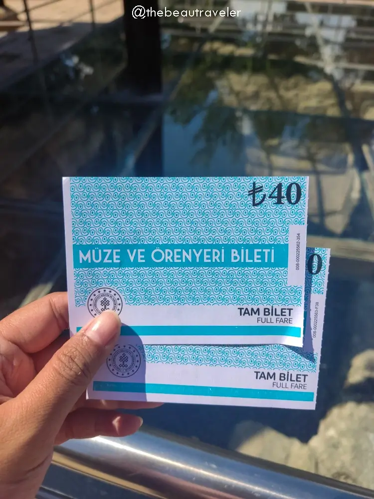 Entrance ticket to St. Paul's Well in Tarsus, Turkiye.