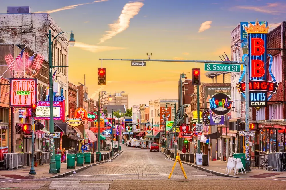 Beale Street in Memphis, TN.