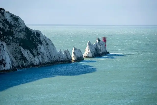 The needle on the Isle of Wight, UK