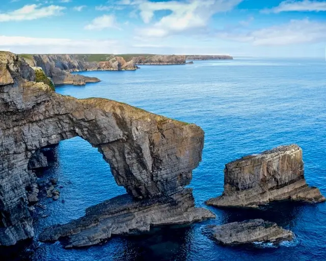 Pembrokeshire beach in Britain