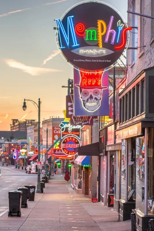Beale Steet in Memphis, TN