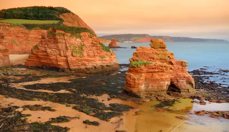 Ladram Bay in Devon, UK