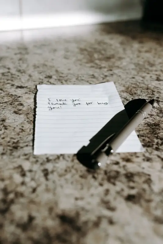 written love letter