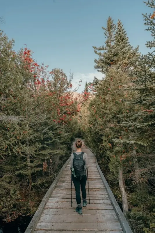 walking in the park