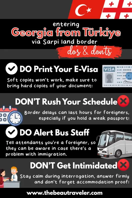 Türkiye-Georgia Border Crossing via Sarpi: What to Expect & Essential Tips - The BeauTraveler