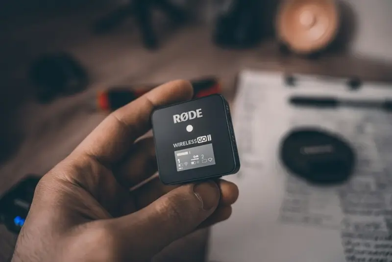 Rode Wireless Go II microphone system - premium alternative to BOYA wireless mics for professional vloggers