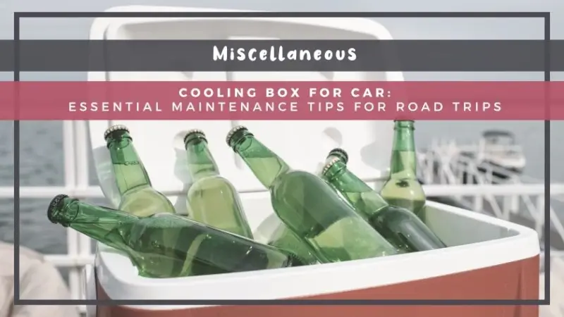 Cooling Box for Car: Essential Maintenance Tips for Road Trips