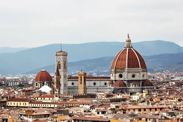 Florence Cathedral dome and skyline showcasing Italian cultural heritage for company events
